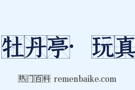 牡丹亭·玩真是什么意思的图片